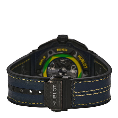 Hublot Carbon Fiber Rubber 45mm Big Bang Ferrari Automatic Watch Black 401.QL.0199.VR.FBR15 3 of 4