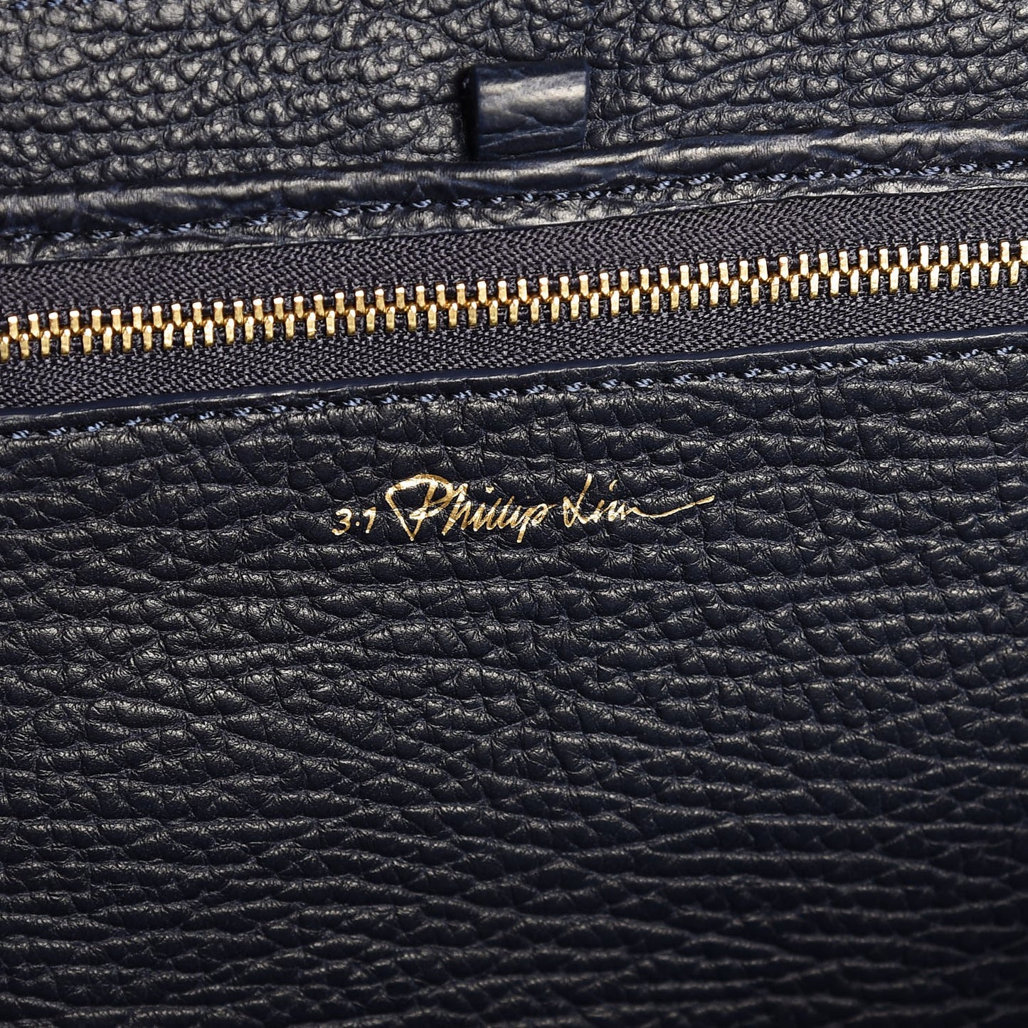 3.1 Textured Calfskin Medium Pashli Satchel Ink