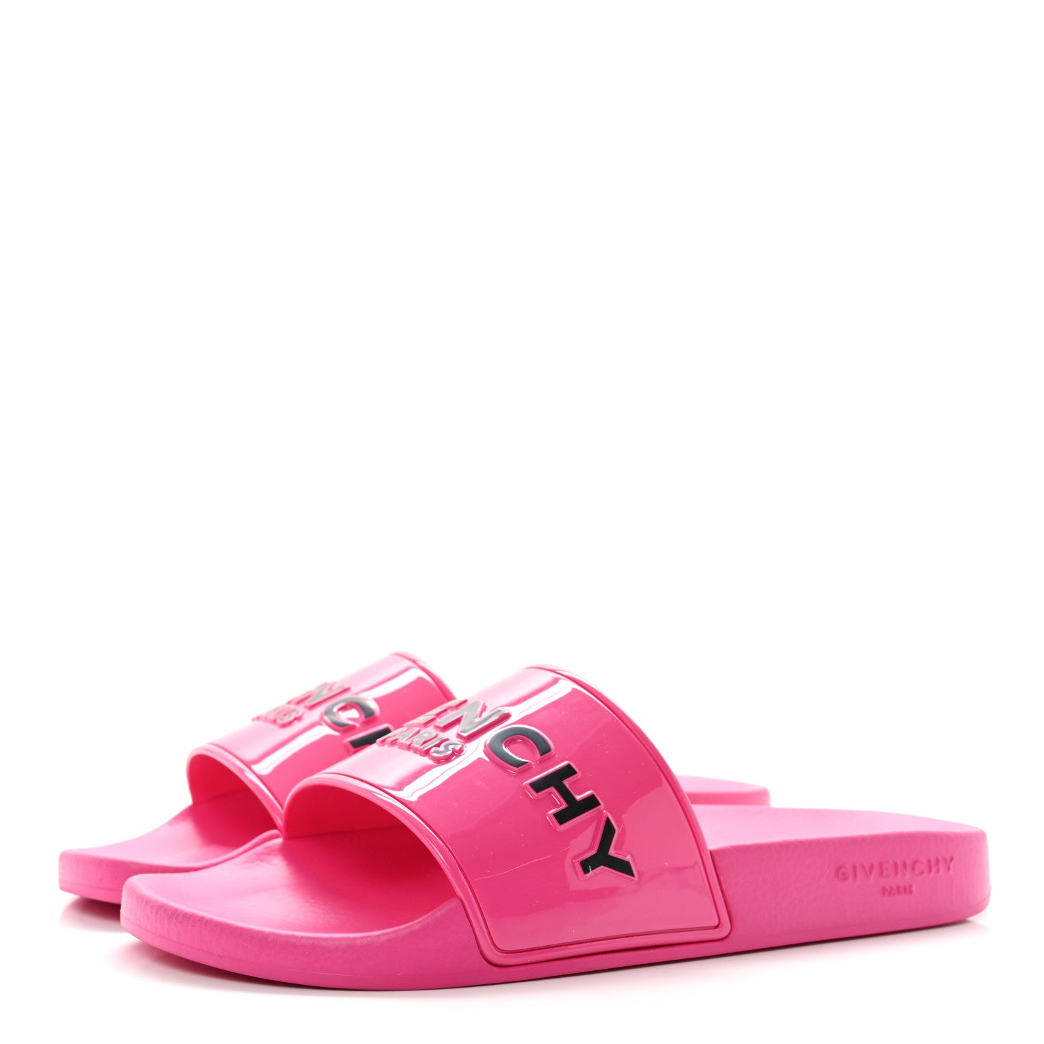 Givenchy Rubber Womens Logo Womens Pool Slides 40 Sandals Pink 3 of 8