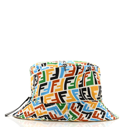 Fendi X SARA COLEMAN Nylon FF Vertigo Reversible Bucket Hat Multicolor 10 of 15