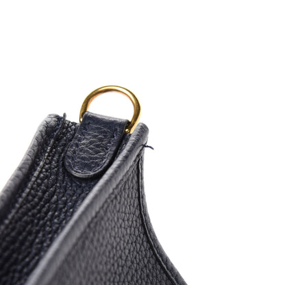 Hermes Taurillon Clemence Evelyne TPM Bleu Nuit 8 of 13