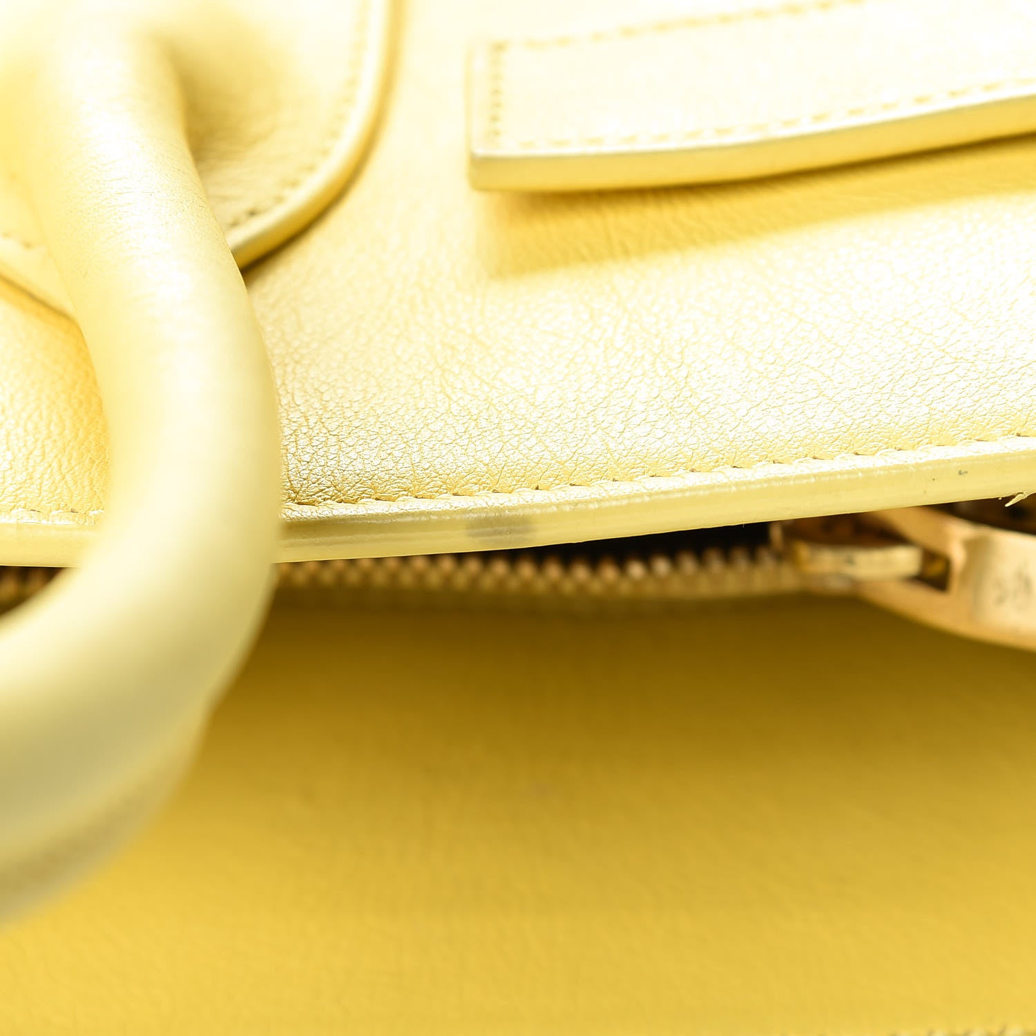 Saint Laurent Calfskin Small Sac De Jour Yellow 21 of 35