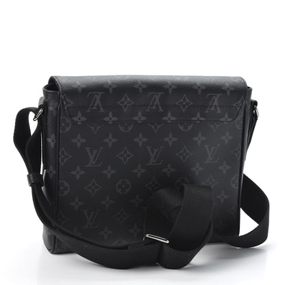 Louis Vuitton Monogram Eclipse District PM Black 2 of 9