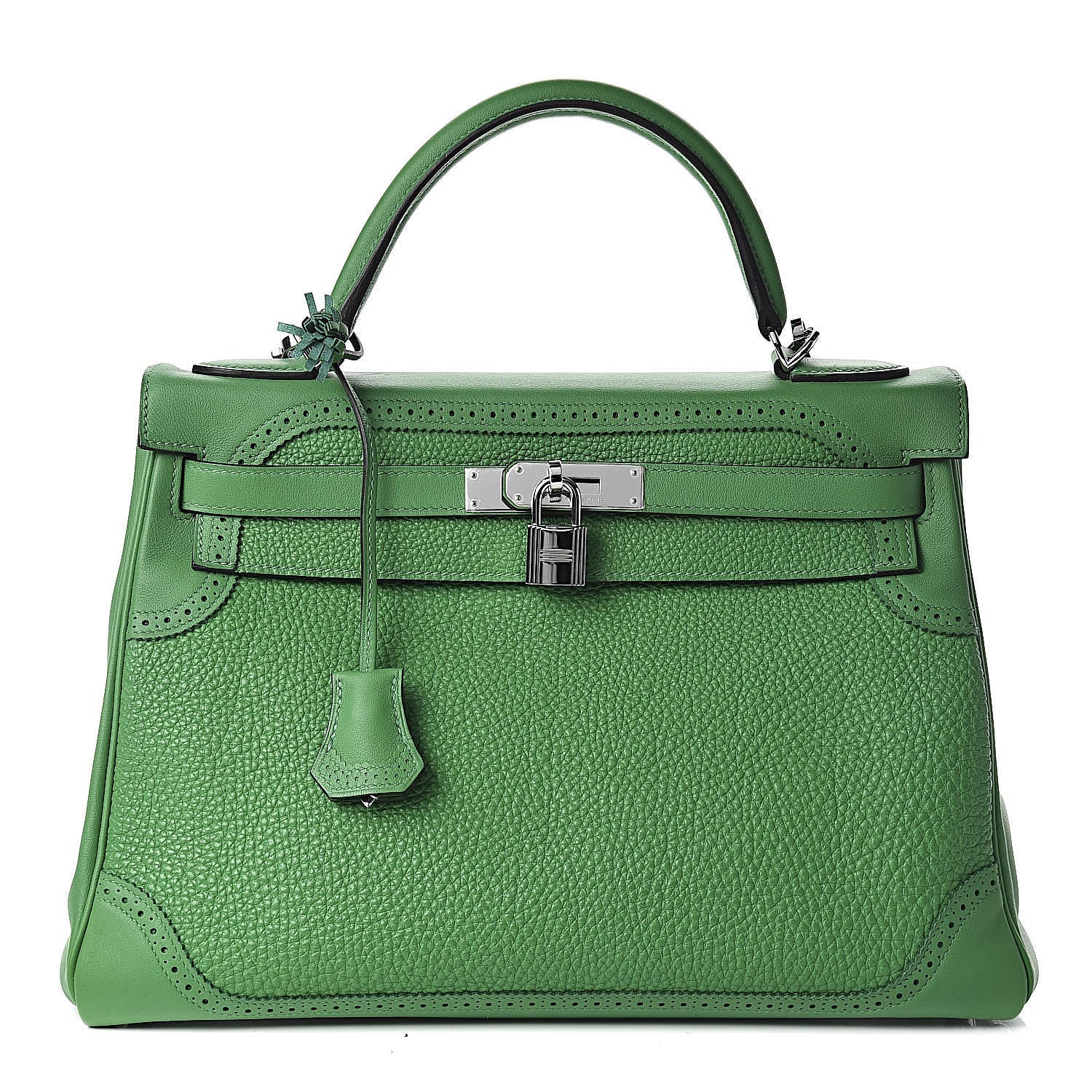 Hermes Togo Swift Ghillies Kelly 32 Bambou 1 of 10