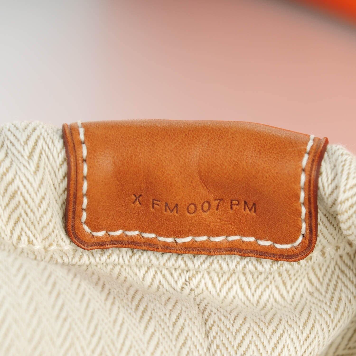 Hermes Canvas Barenia Fourbi 25 MM Pouch Naturel Fauve 7 of 8
