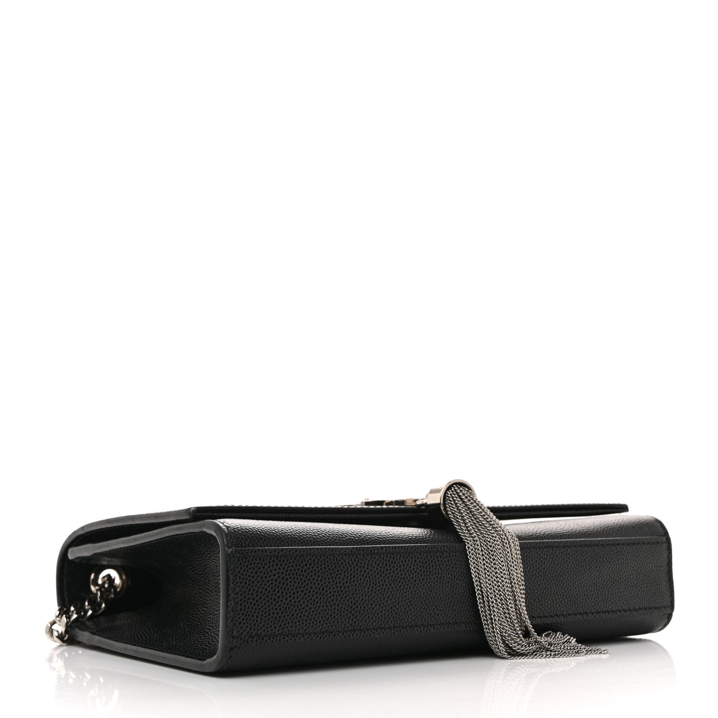 Grain De Poudre Small Classic Monogram Kate Tassel Satchel Black