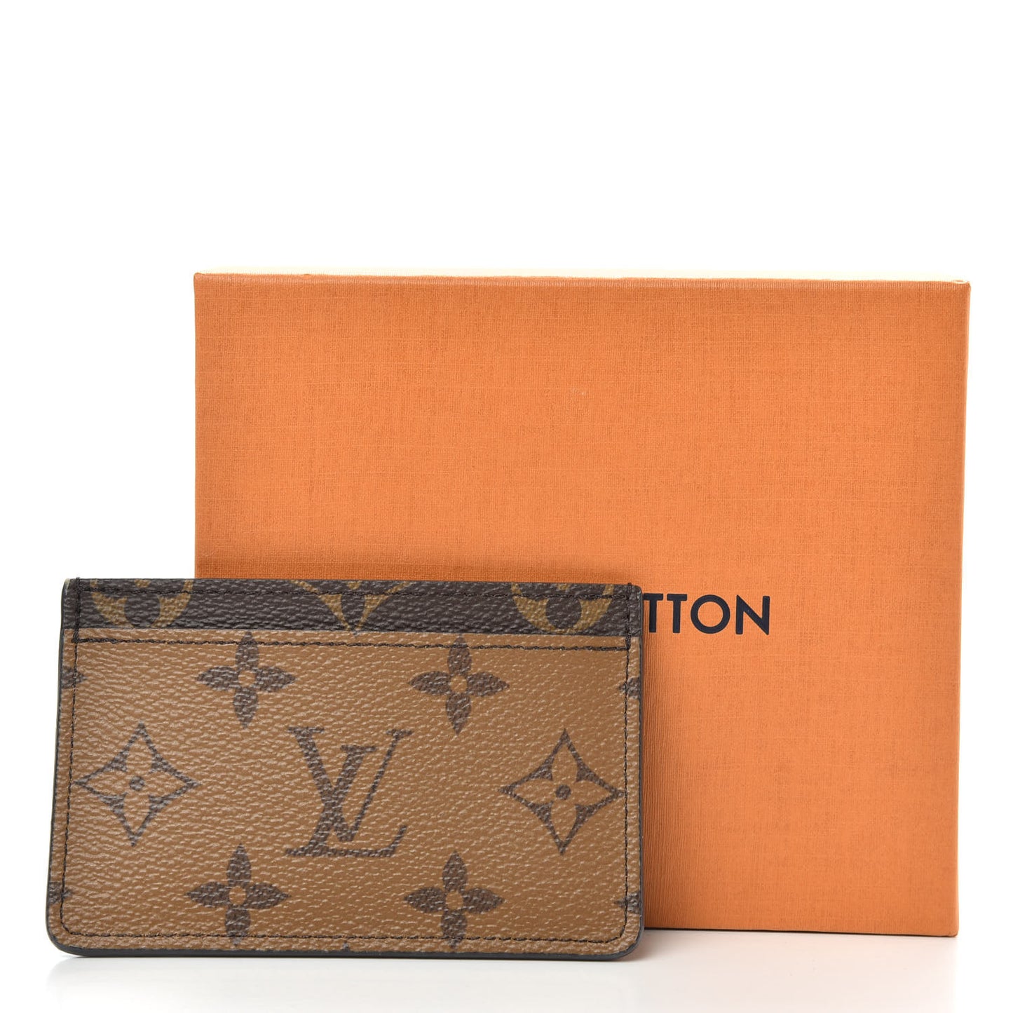 Reverse Monogram Card Holder