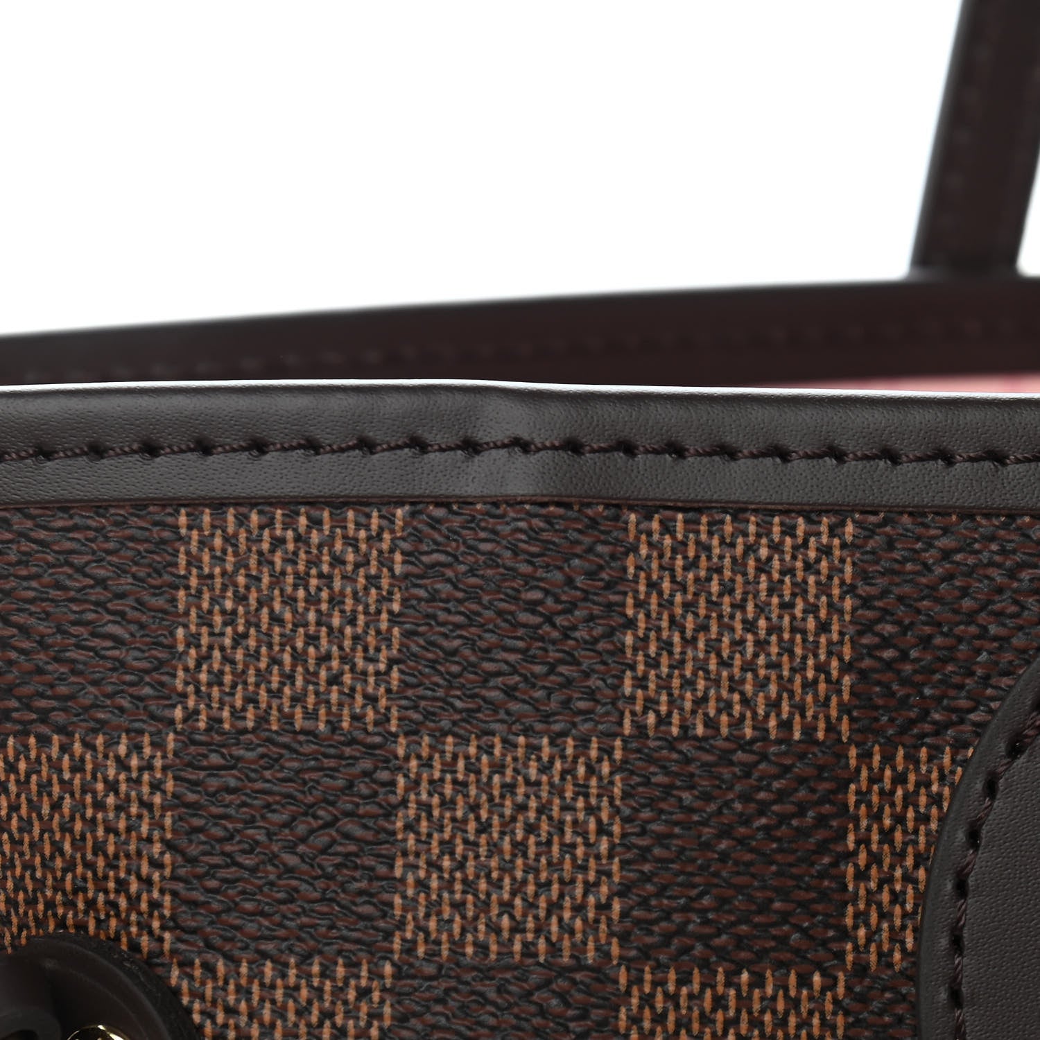 Louis Vuitton Damier Ebene Neo Neverfull MM Rose Ballerine 12 of 12