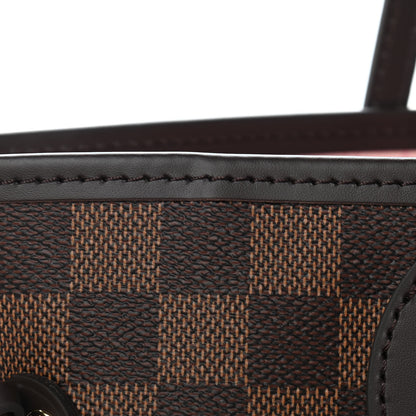 Louis Vuitton Damier Ebene Neo Neverfull MM Rose Ballerine 12 of 12