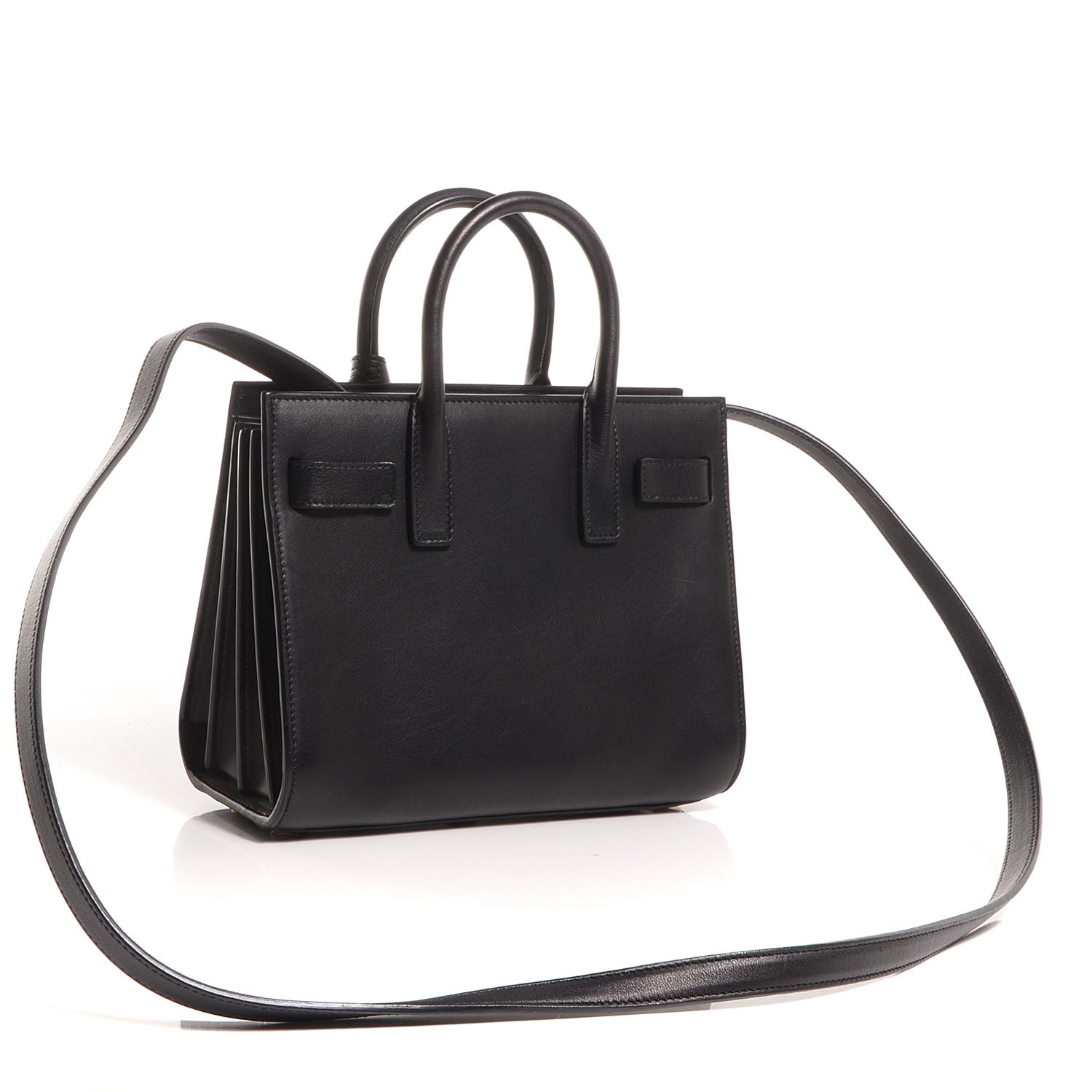 Saint Laurent Calfskin Nano Sac De Jour Black 3 of 8
