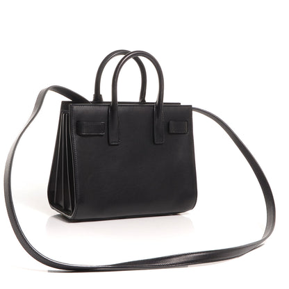 Saint Laurent Calfskin Nano Sac De Jour Black 3 of 8