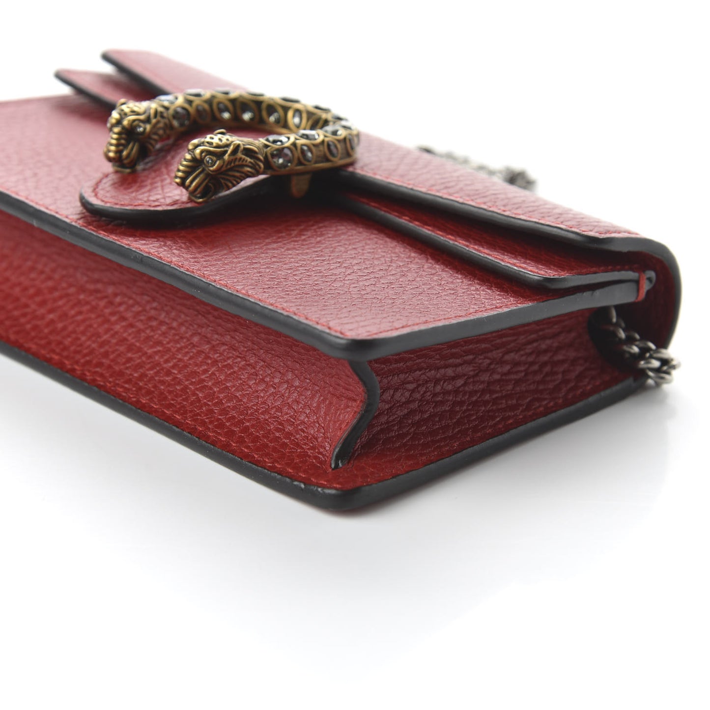 Calfskin Super Mini Dionysus Shoulder Bag Hibiscus Red