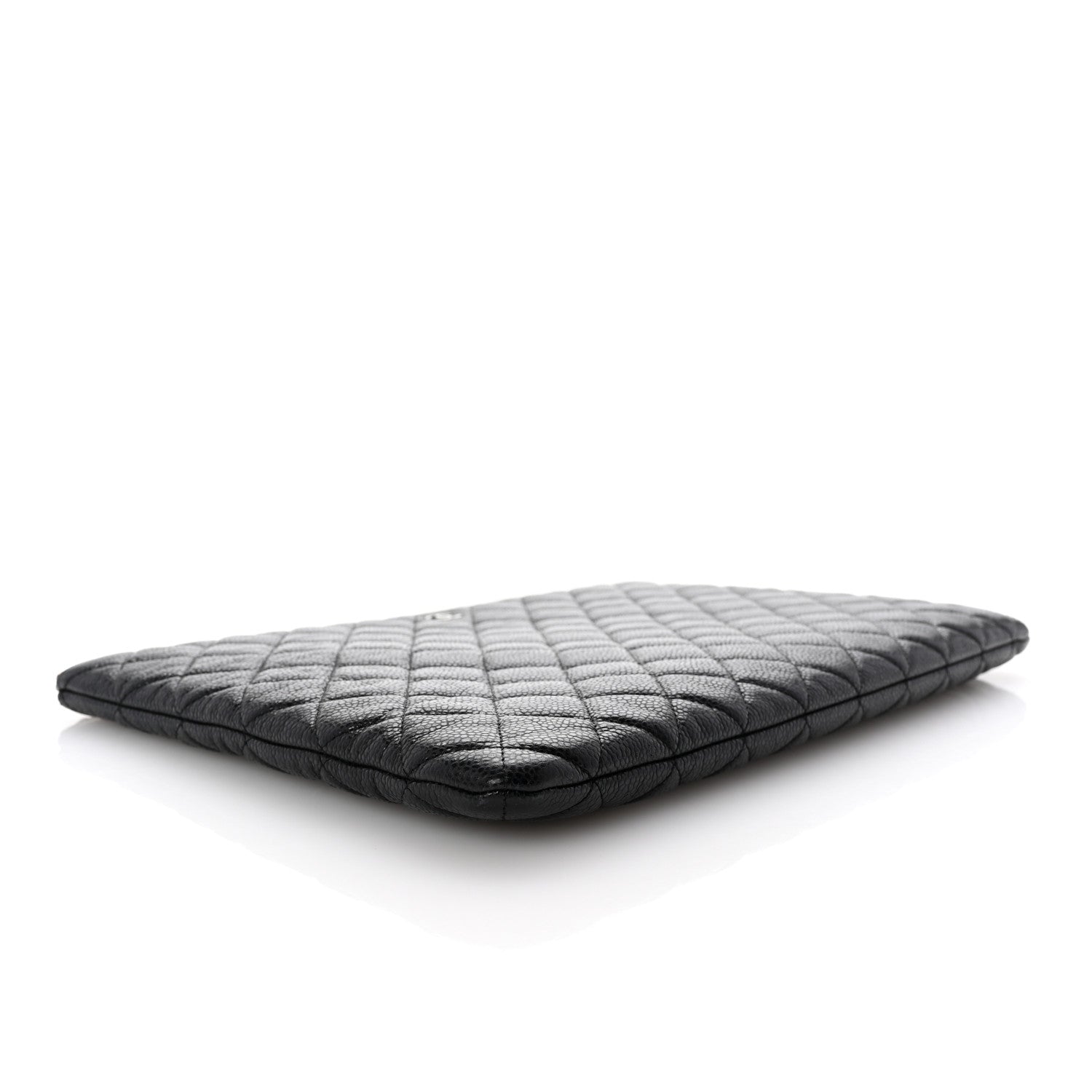 Chanel Caviar Quilted Large Cosmetic Case Black 4 of 8