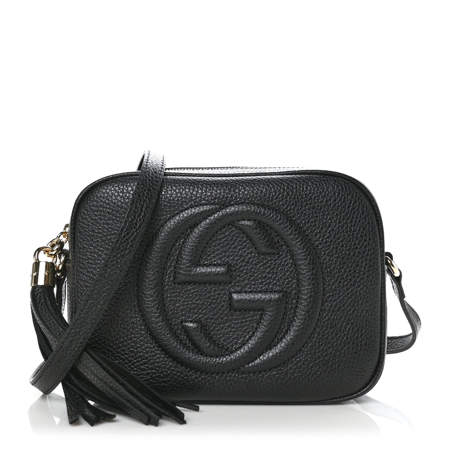 Gucci Pebbled Calfskin Small Soho Disco Bag Black 1 of 7