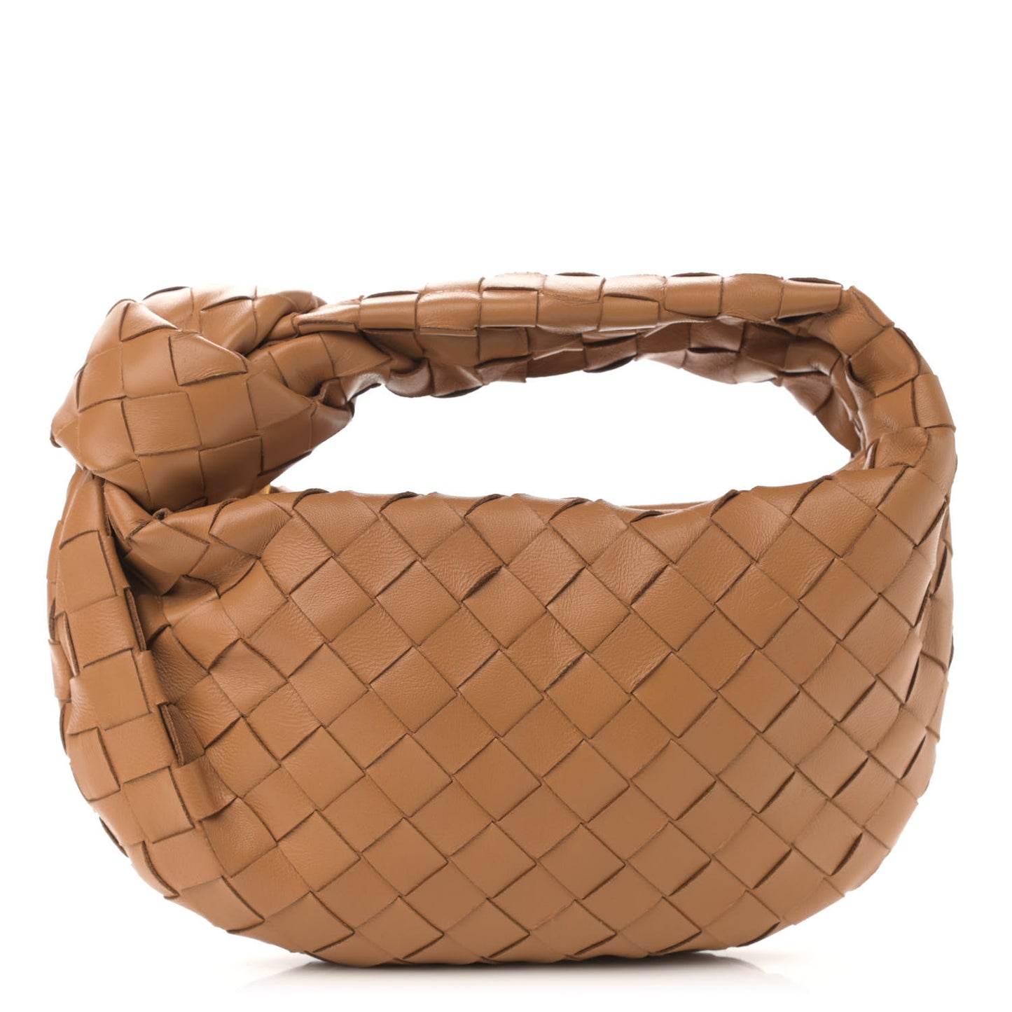 Nappa Intrecciato Mini Jodie Caramel