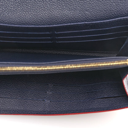 Louis Vuitton Empreinte Sarah Wallet NM  Marine Rouge 5 of 10