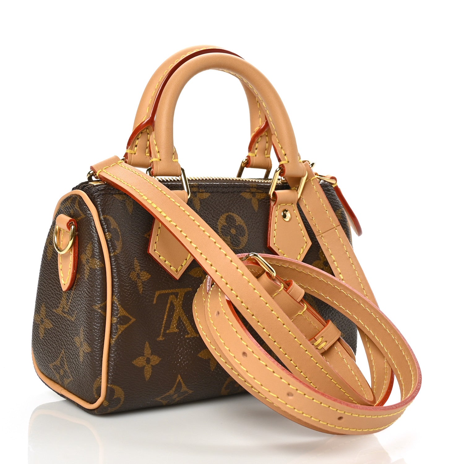 Louis Vuitton Monogram Nano Speedy Bandouliere 4 of 8