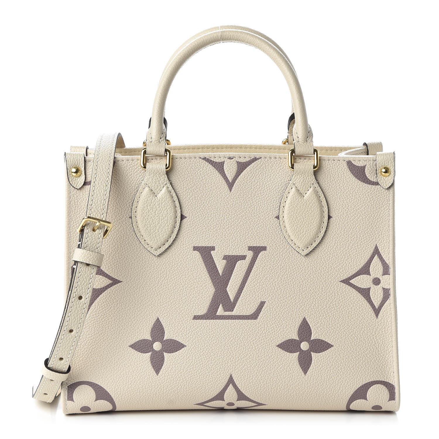 Louis Vuitton Empreinte Monogram Giant Onthego PM Creme Bois De Rose 1 of 10