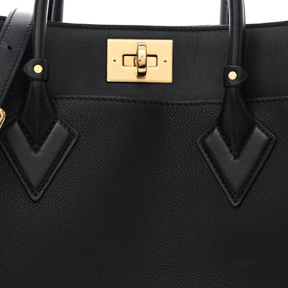 Louis Vuitton Calfskin Monogram Tufting On My Side Black 6 of 9