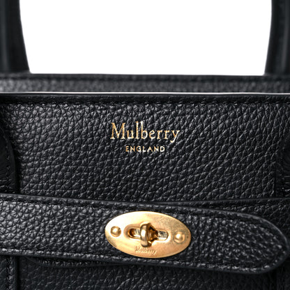Mulberry Small Classic Grain Mini Zipped Bayswater Black 12 of 13