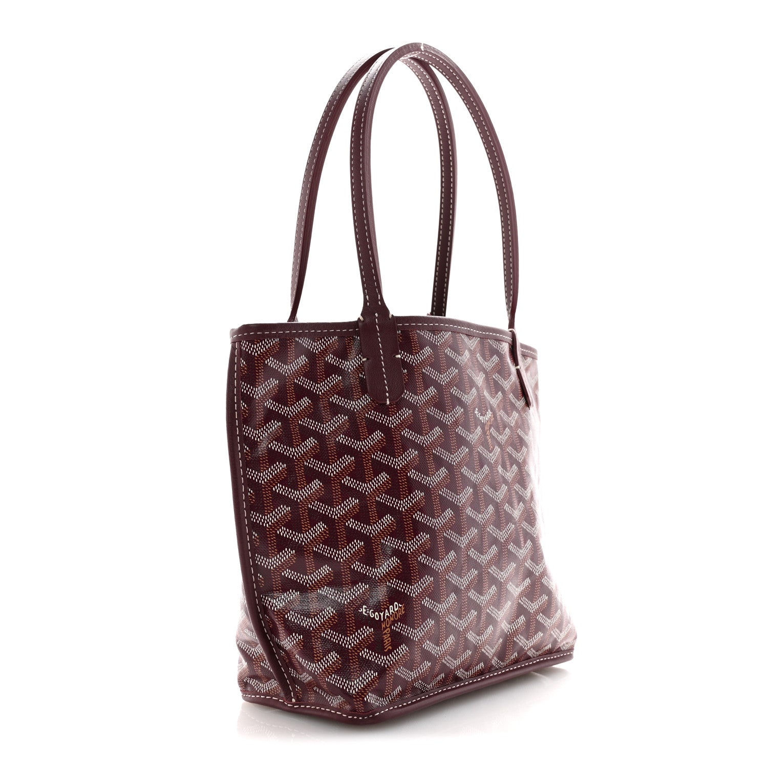 Goyard Goyardine Reversible Mini Anjou Burgundy 5 of 18