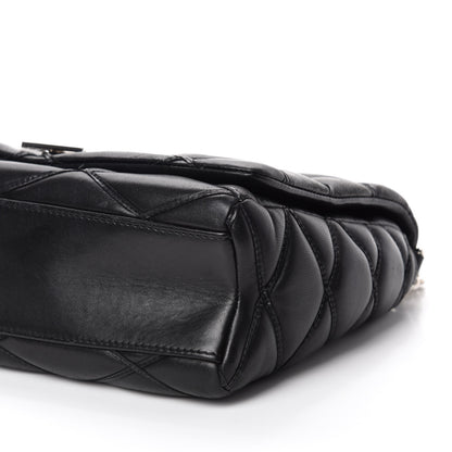 Louis Vuitton Lambskin Malletage GO-14 MM Black 7 of 12