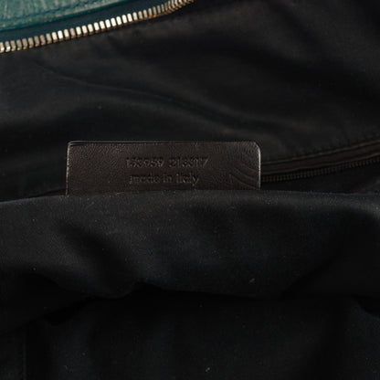 Saint Laurent Calfskin Oversized Muse Cerulean 8 of 10
