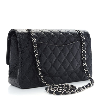 Chanel Caviar Quilted Medium Double Flap Black 2 of 8