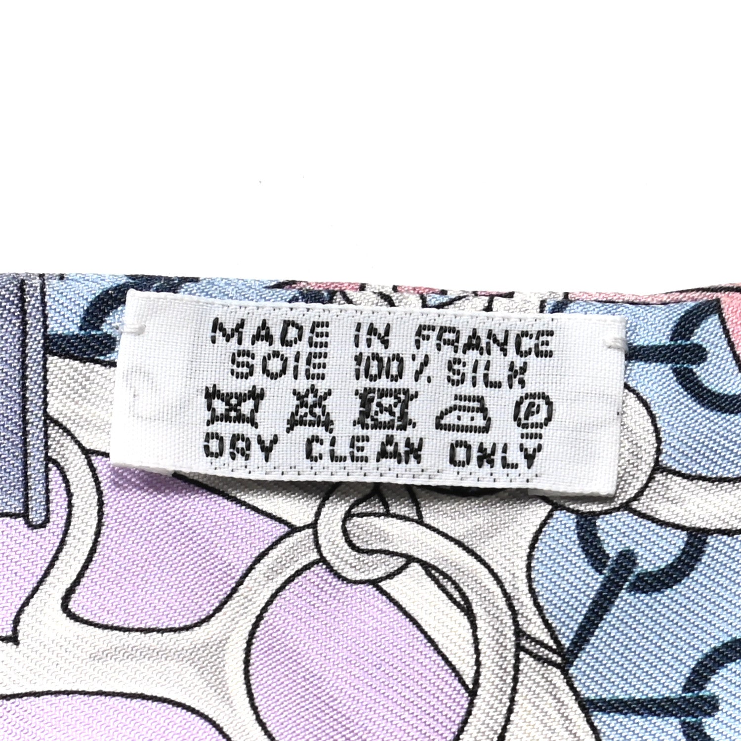 Hermes Silk La Promenade Du Matin Twilly Mauve Ciel Gris 4 of 7
