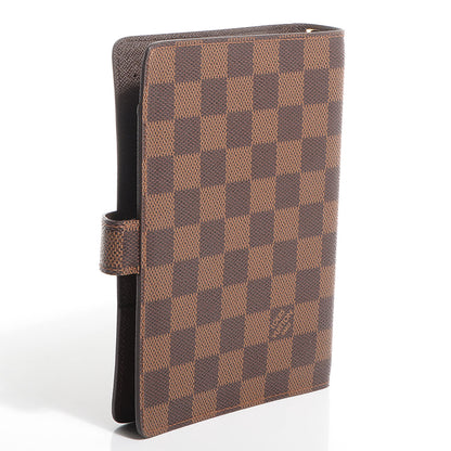 Louis Vuitton Damier Ebene Medium Ring Agenda Cover 3 of 7