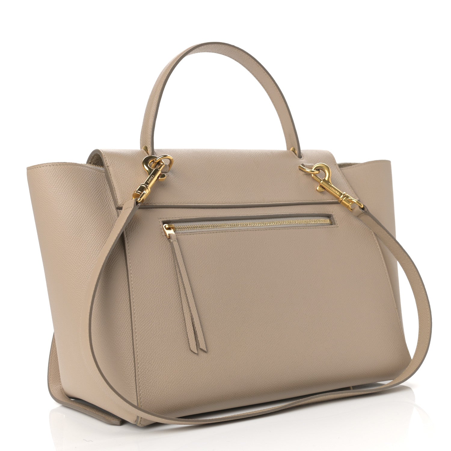 Celine Grained Calfskin Mini Belt Bag Light Taupe 3 of 12