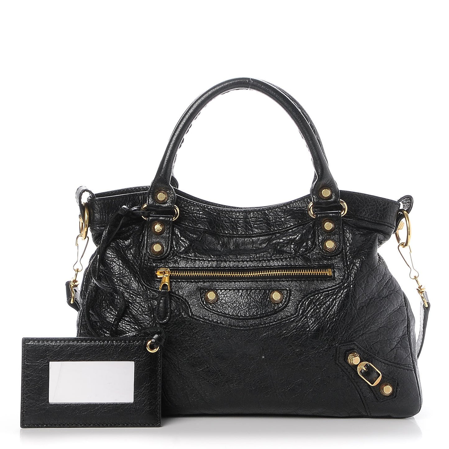 Agneau Giant 12 Gold Hardware Town Black