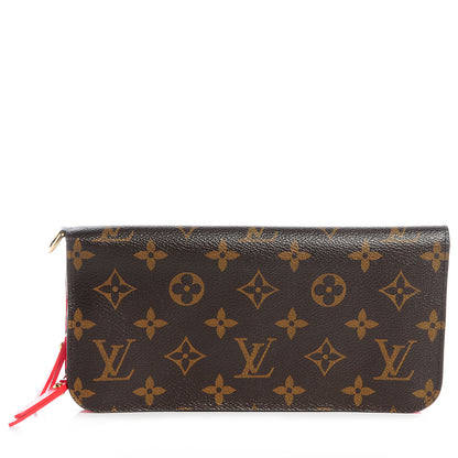Louis Vuitton Monogram Kusama Waves Insolite Wallet Red 1 of 7