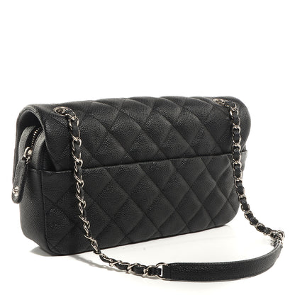 Chanel Caviar Quilted Medium Easy Flap Black 3 of 9
