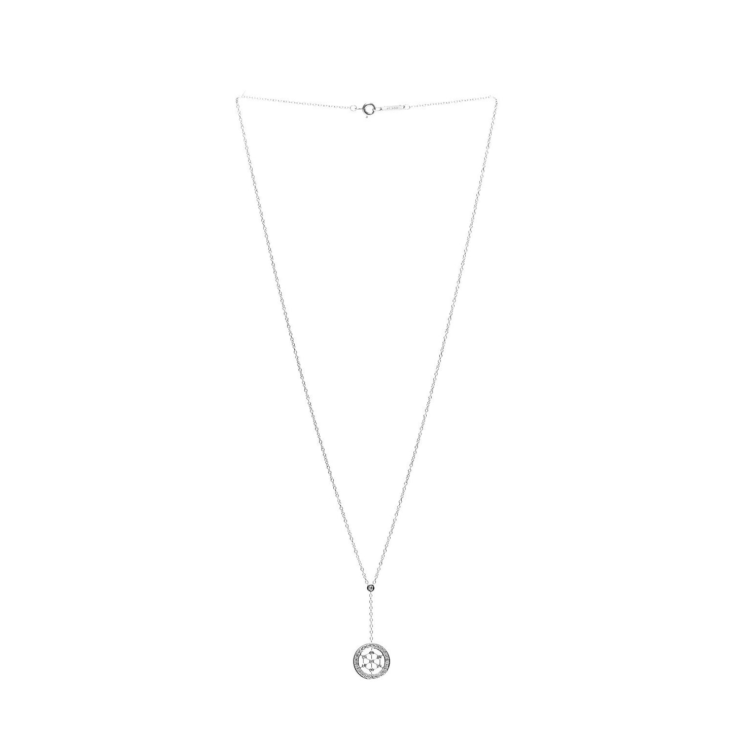 Platinum Diamond Voile Necklace