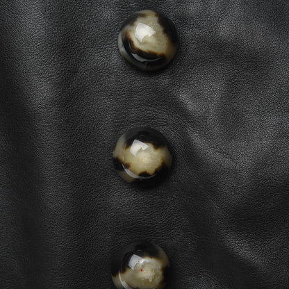Christian Louboutin Washed Calfskin Fabiola 100 Over The Knee Boots 39 Black 7 of 7
