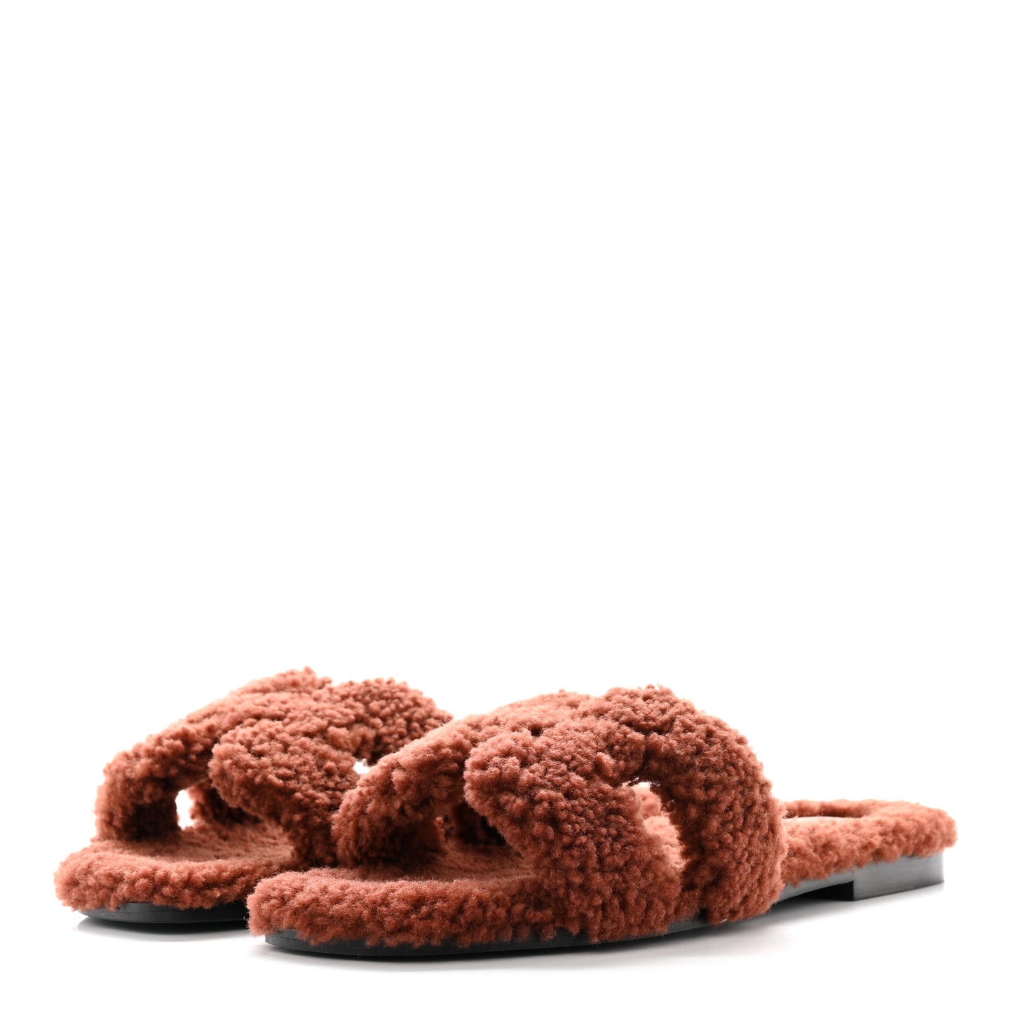 Woolskin Oran Sandals 39 Cognac