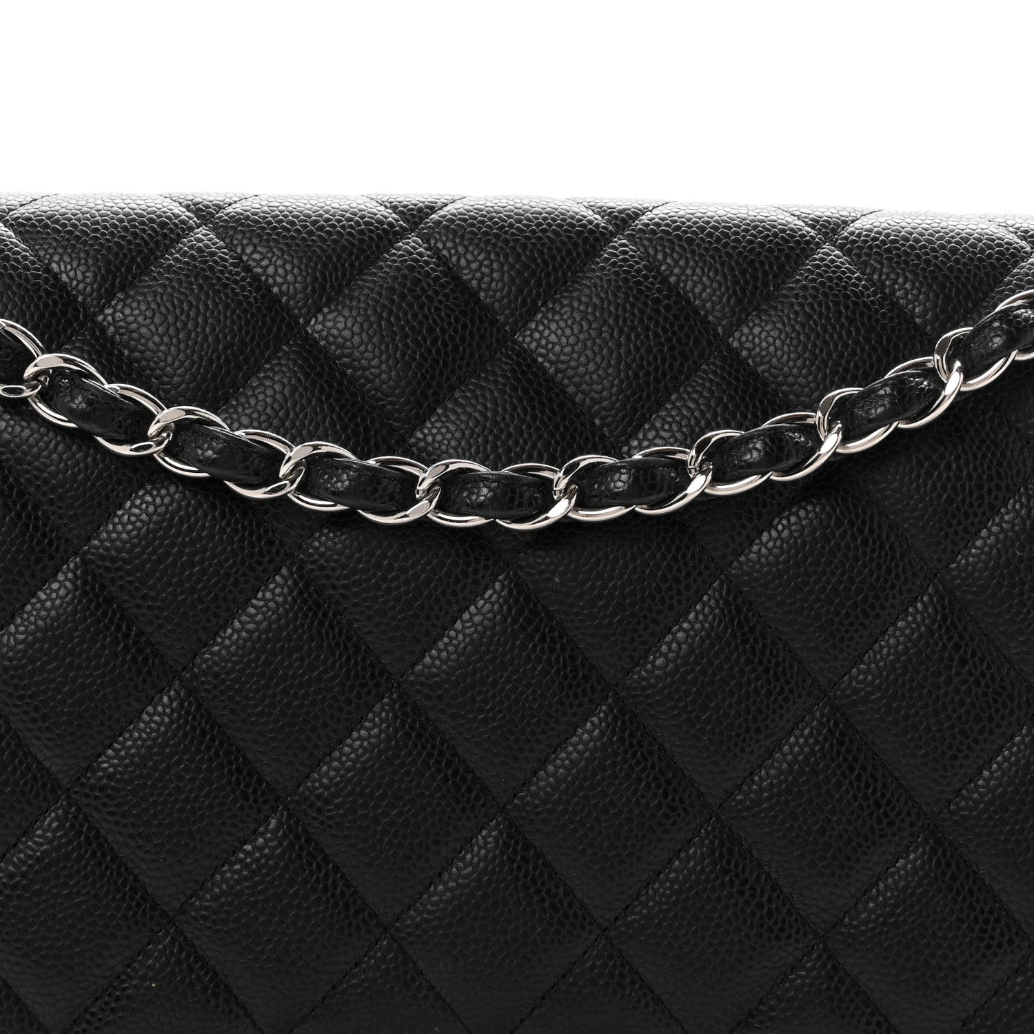 Chanel Caviar Quilted Maxi Double Flap Black 8 of 12