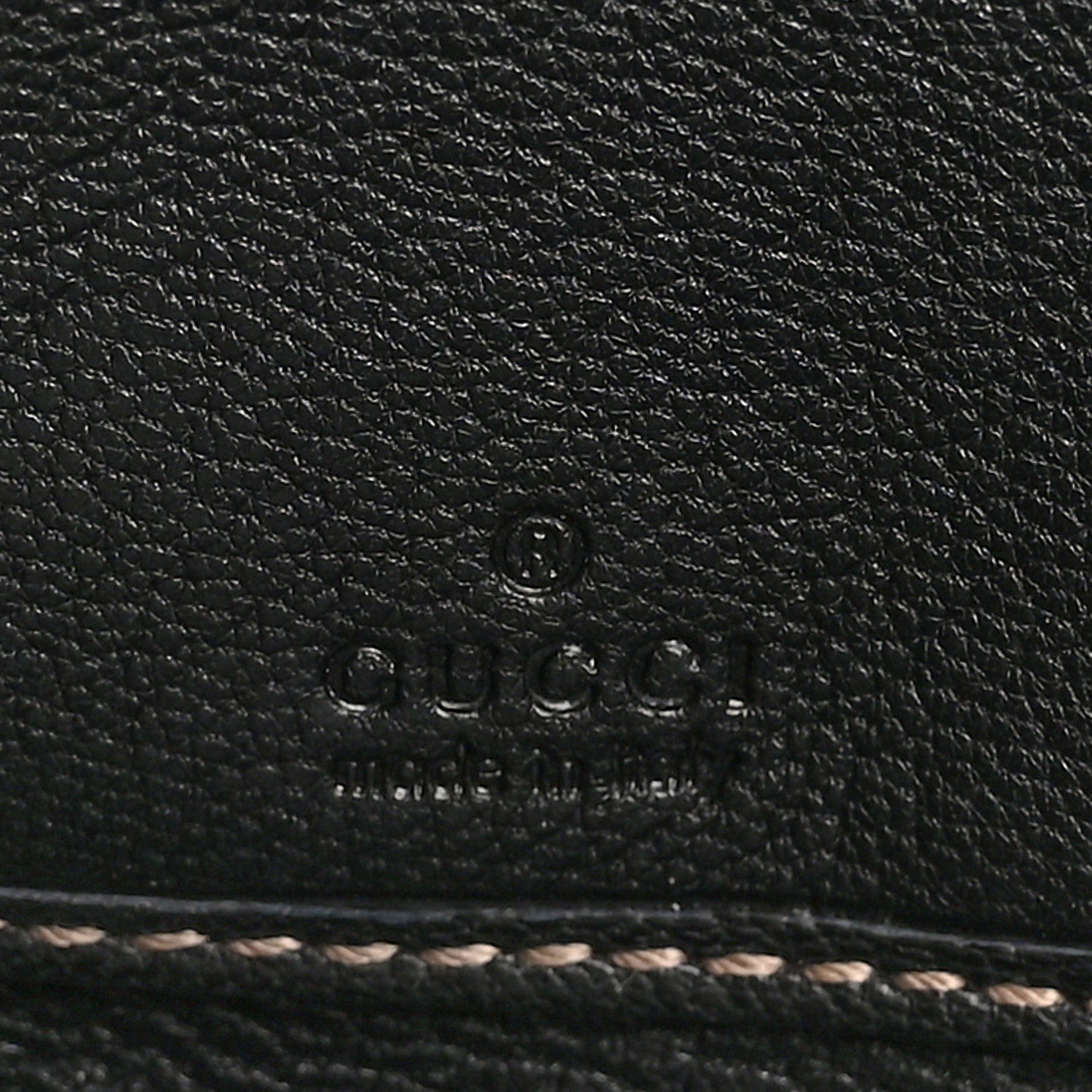 Gucci Calfskin Zip Around Capri Wallet Black 6 of 11