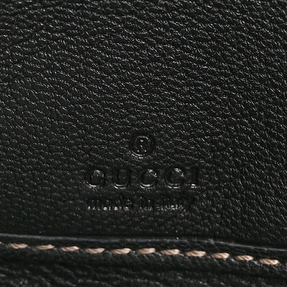 Gucci Calfskin Zip Around Capri Wallet Black 6 of 11