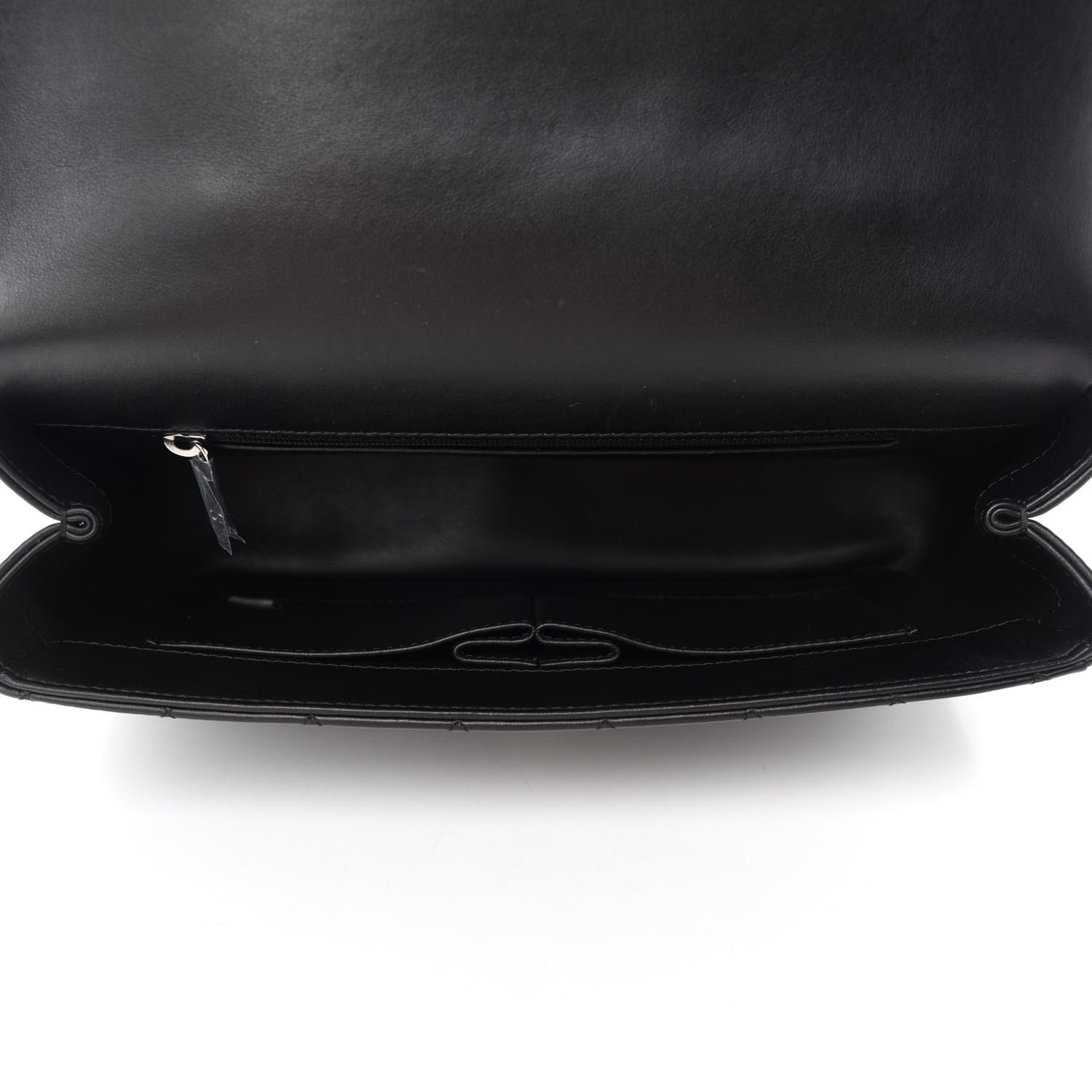 Chanel Calfskin Quilted Medium CC Filigree Flap Black 5 of 11