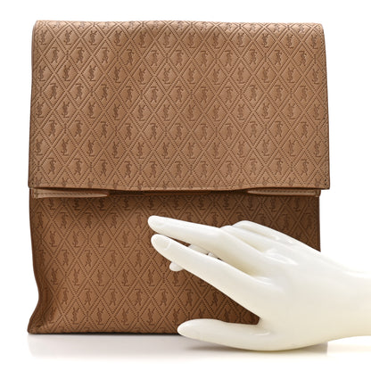 Saint Laurent Calfskin Monogram Deli Paper Bag Vintage Beige 2 of 9
