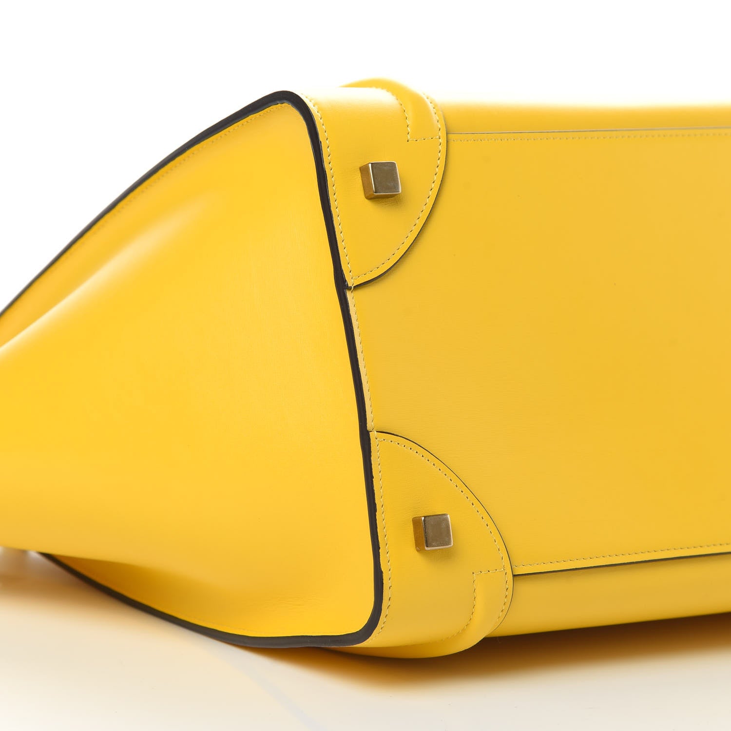 Celine Smooth Calfskin Mini Luggage Citron 9 of 10