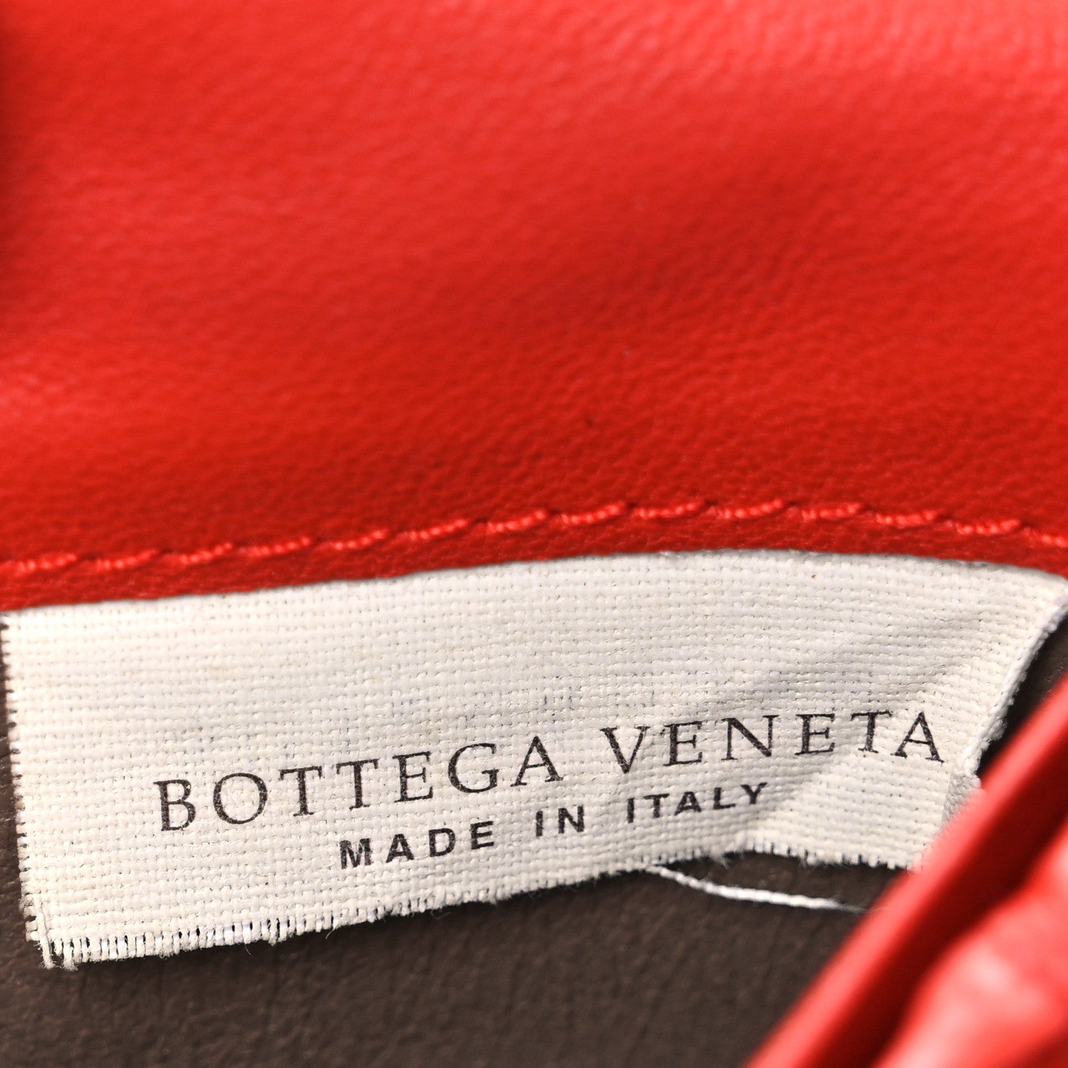 Bottega Veneta Nappa Intrecciato Continental Wallet on Chain Red 7 of 11