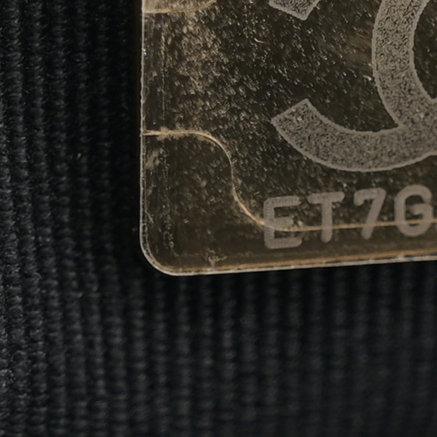 Caviar Quilted CC North South Vanity Case Black