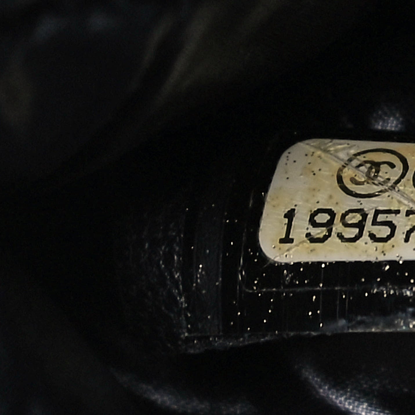 Patent Calfskin Quilted Beauty CC Clutch Black