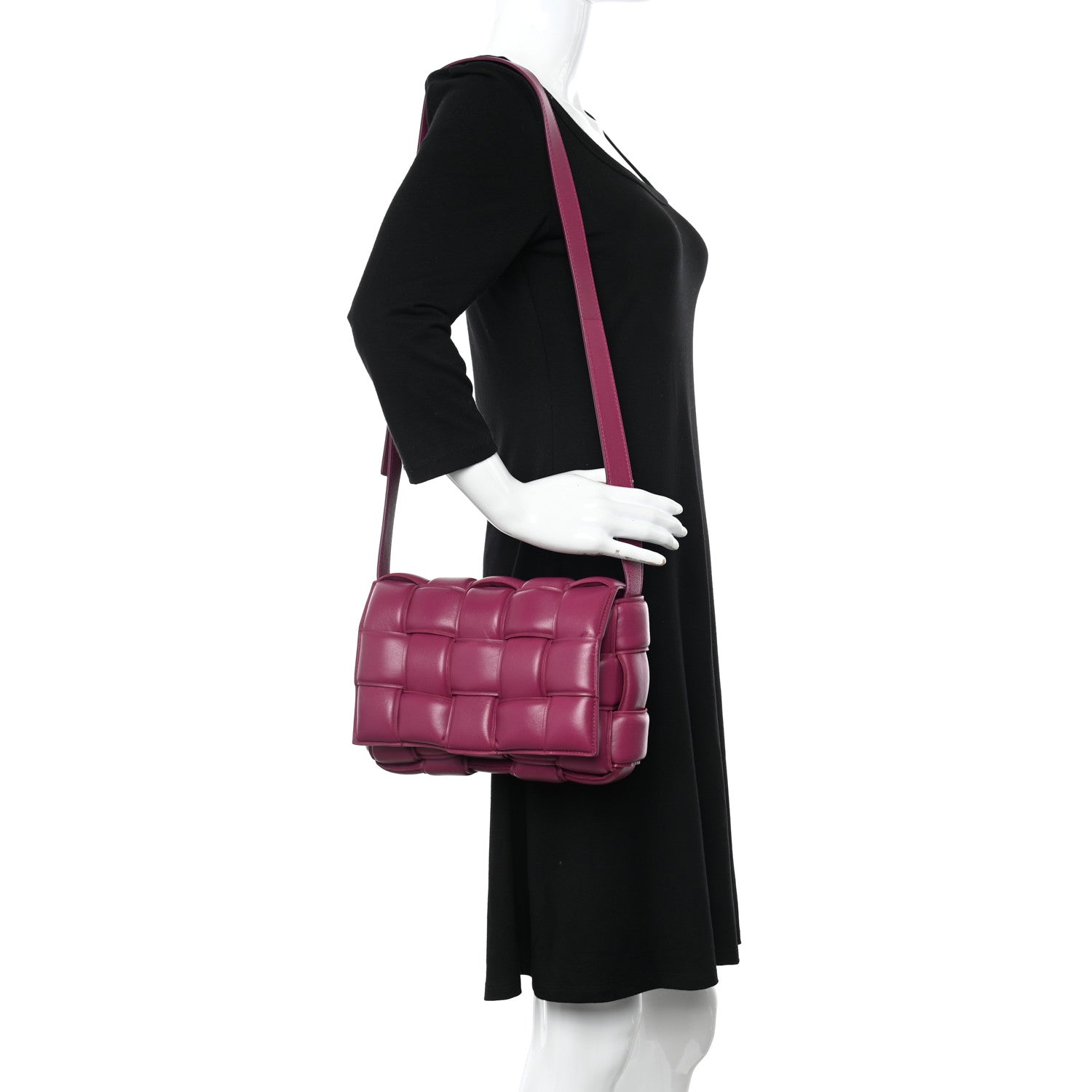 Bottega Veneta Nappa Maxi Intreccio Padded Cassette Crossbody Bag Cinnabar 2 of 10