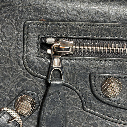Balenciaga Agneau Giant 12 Silver Hardware Money Wallet Gris Tarmac 9 of 10