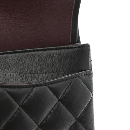 Chanel Lambskin Quilted Small Double Flap Black 14 of 14