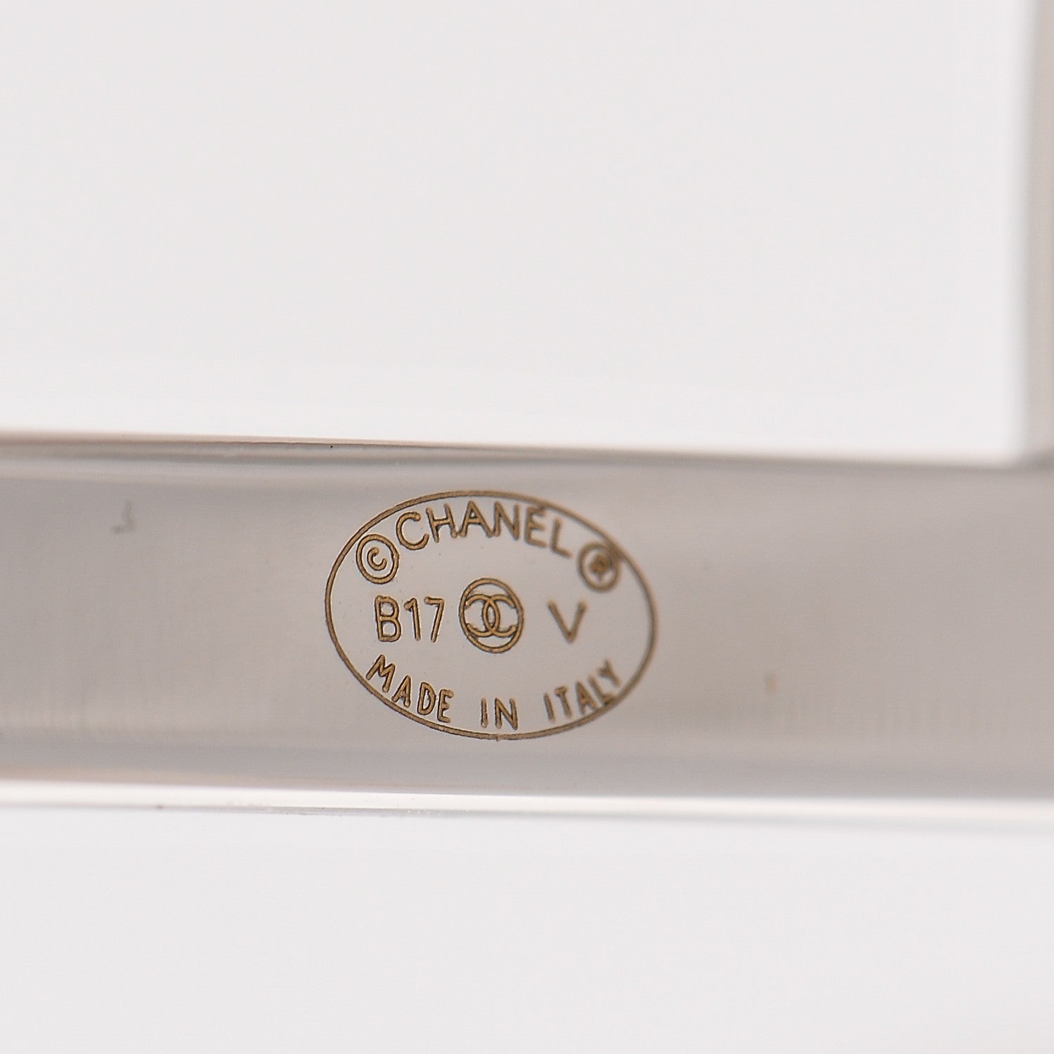 Chanel Crystal CC Cuff Silver 4 of 4
